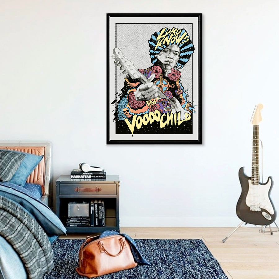 Voodoo Child - Jimi Hendrix Poster 