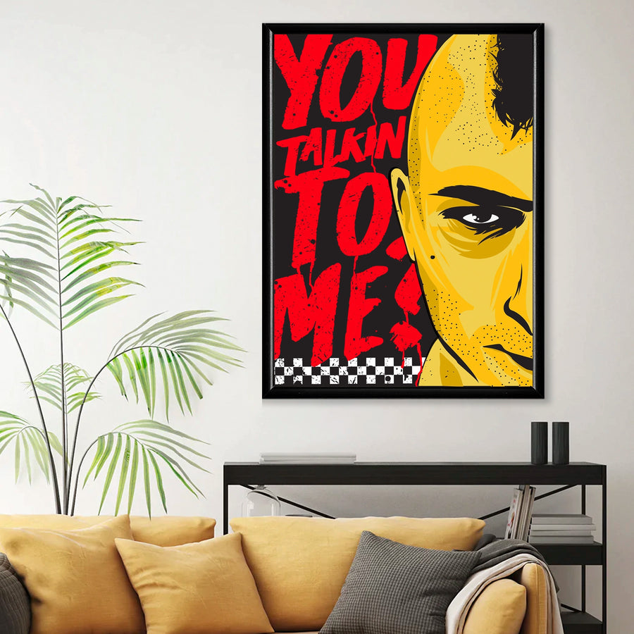 Taxi Driver - You Talkin' to Me? Cuadro Poster
