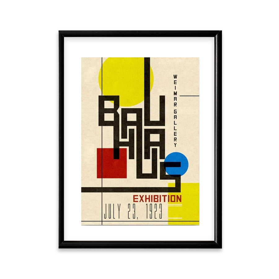 Cuadro con marco Bauhaus Exhibition