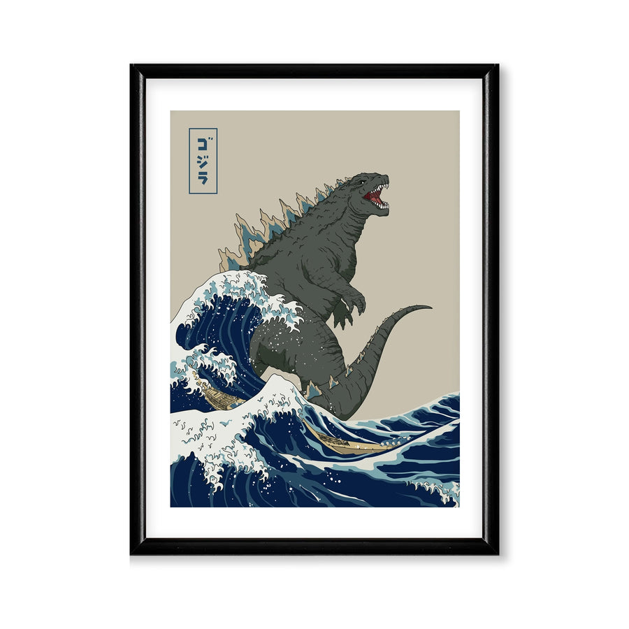 Godzilla Great Wave