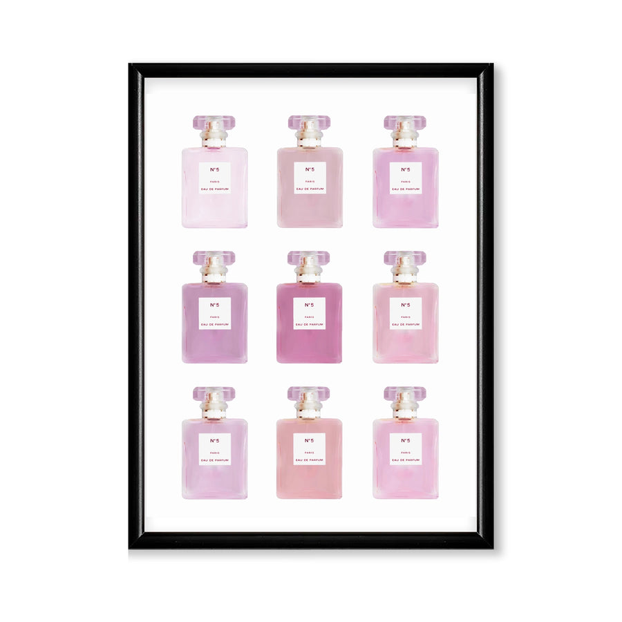 Decoración Chanel N°5 Pink Perfume