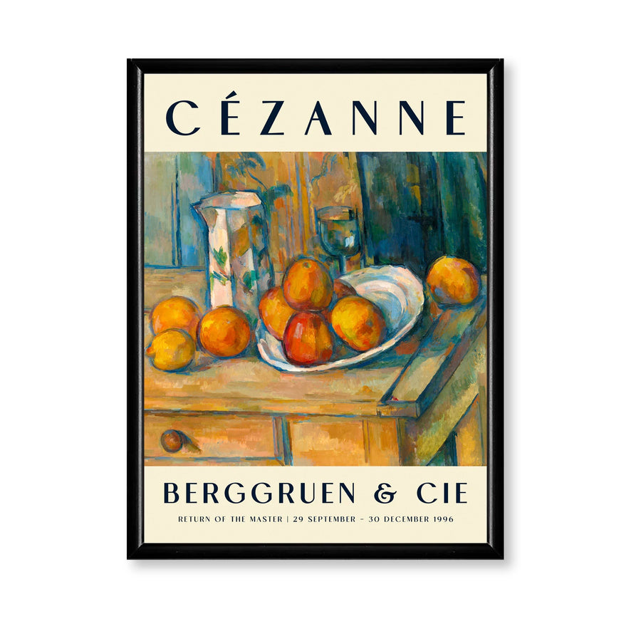 Bodegón con jarra de leche y fruta - Paul Cézanne