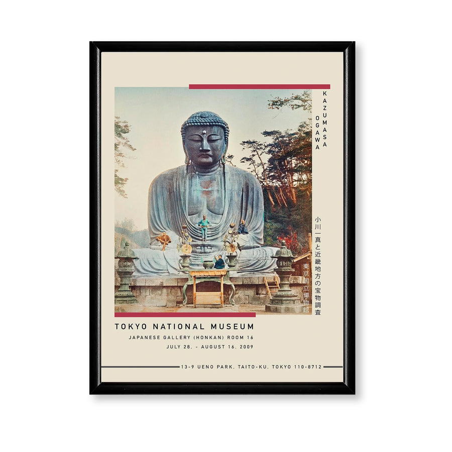The Bronze Buddha Exhibition Poster, Ogawa Kazumasa