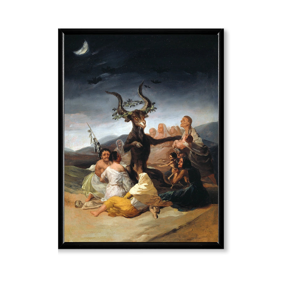 El aquelarre brujas De Goya cuadro 