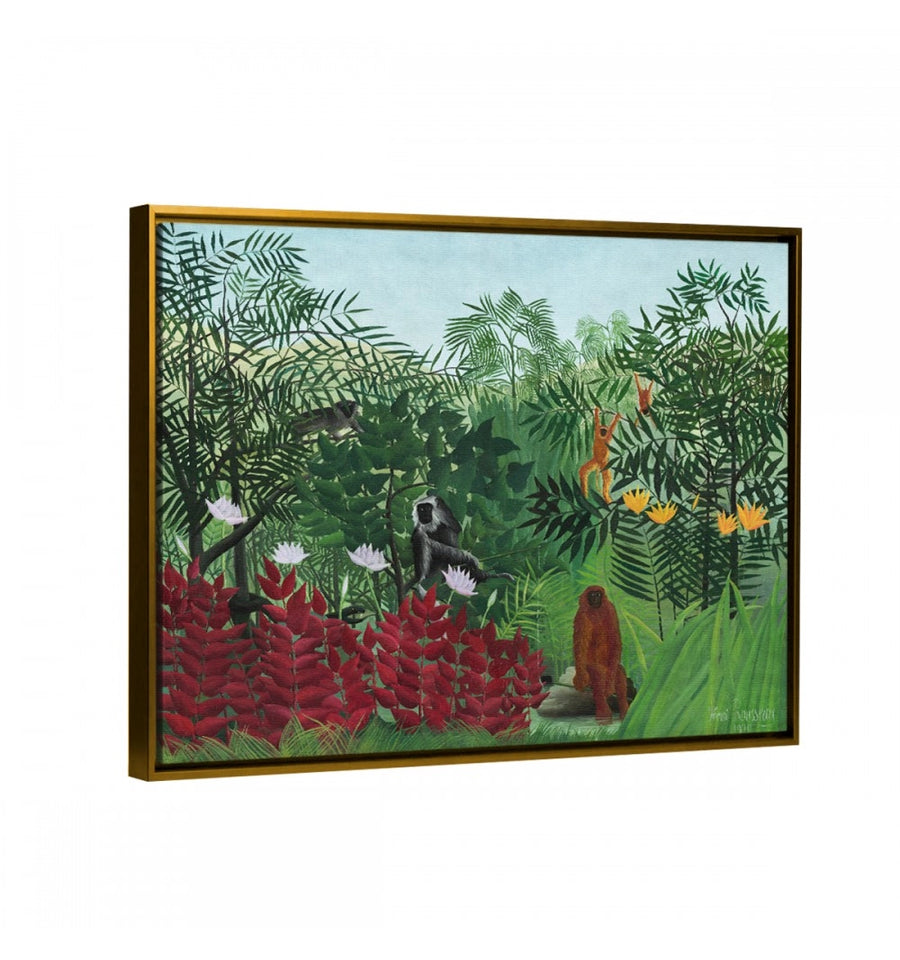 Bosque Tropical con Monos- Henri Rousseau