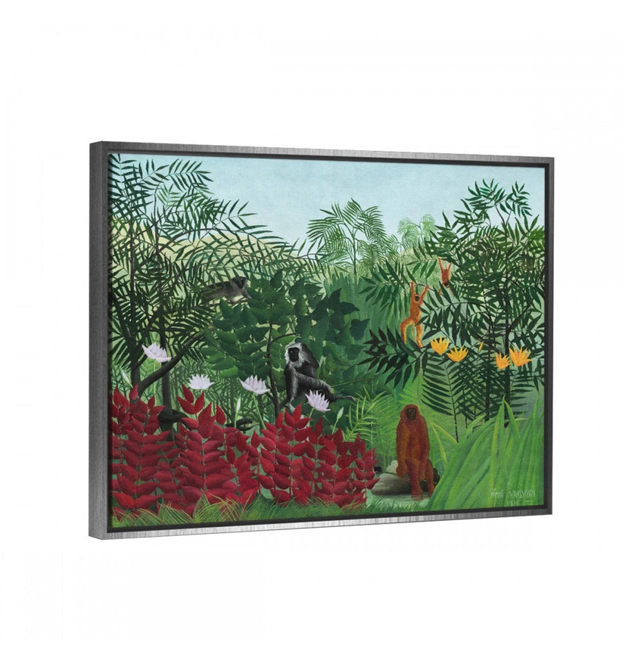 Bosque Tropical con Monos- Henri Rousseau