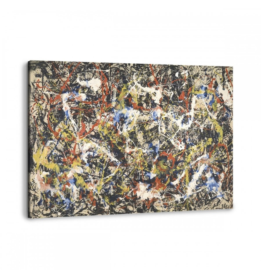 Convergence - Jackson Pollock fondo blanco