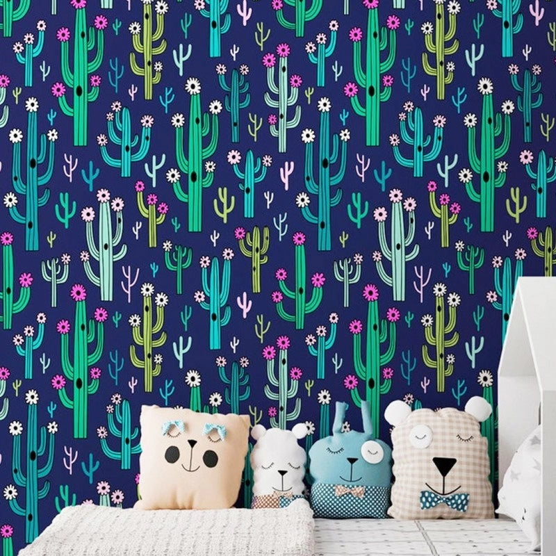 tapiz cactus flores para cuarto de niña
