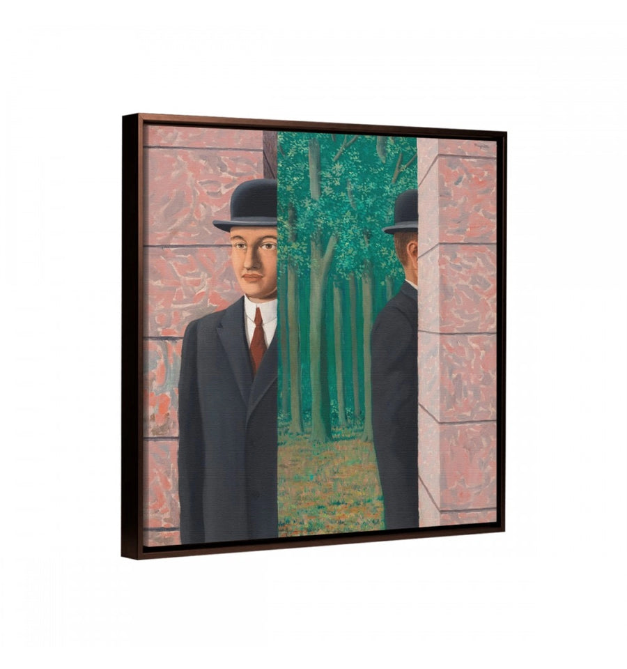 Cuadro con marco El lugar comun R. Magritte