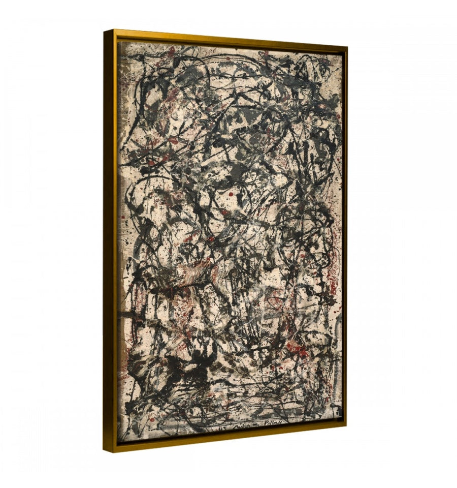 Enchanted Forest -  Jackson Pollock marco dorado