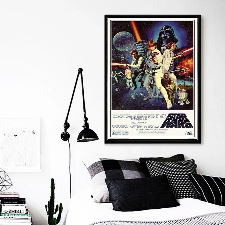 cuadro decorativo de Star Wars Retro Original