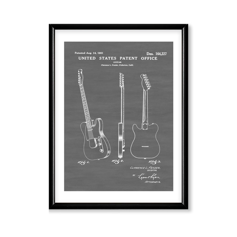 Fender Electric Guitar Patent