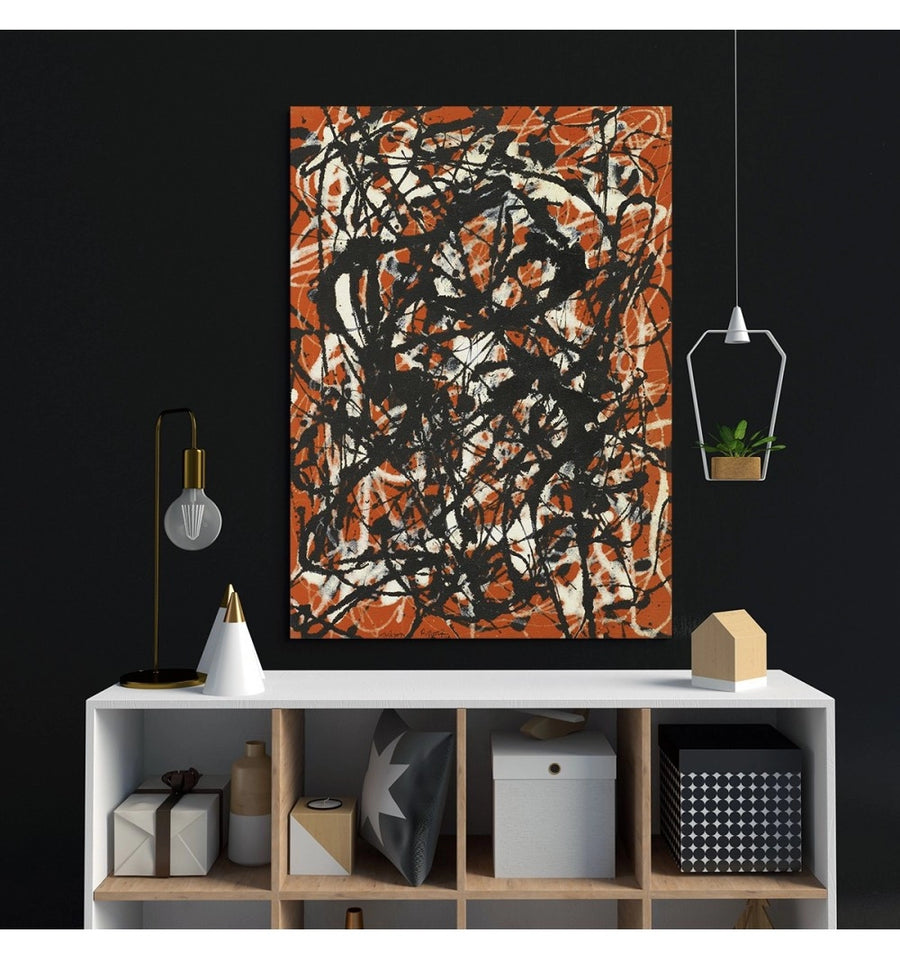 Free Form - Jackson Pollock decorando