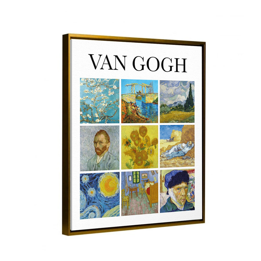 Cuadro de arte Van Gogh Collage Canvas decorativo