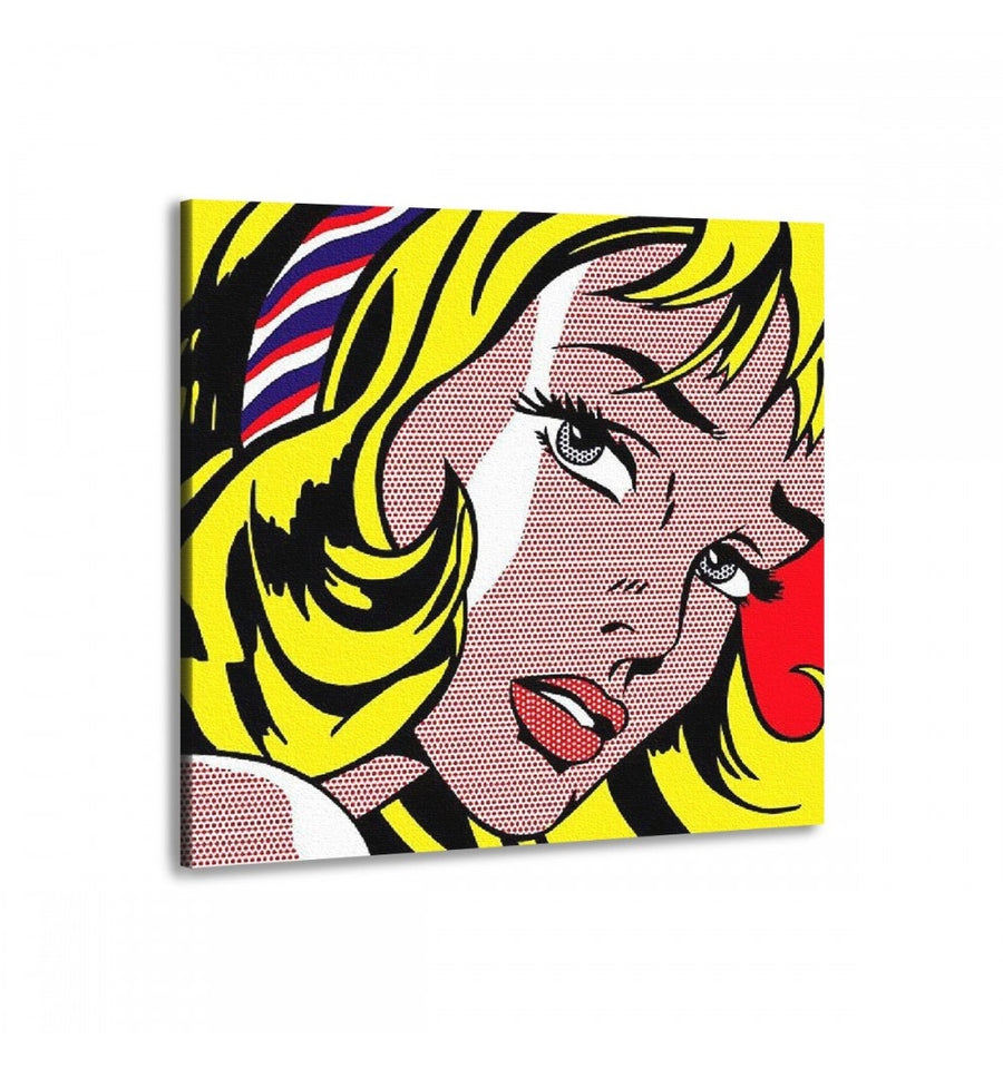 Girl with Hair ribbon - Roy Lichtenstein