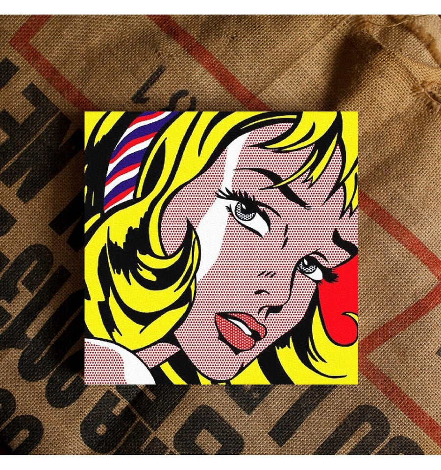 Girl with Hair ribbon - Roy Lichtenstein decorando