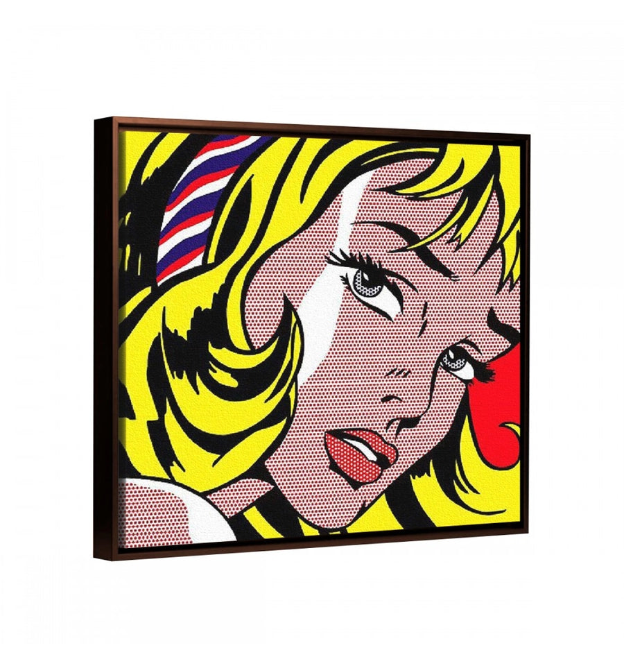 Girl with Hair ribbon - Roy Lichtenstein marco chocolate