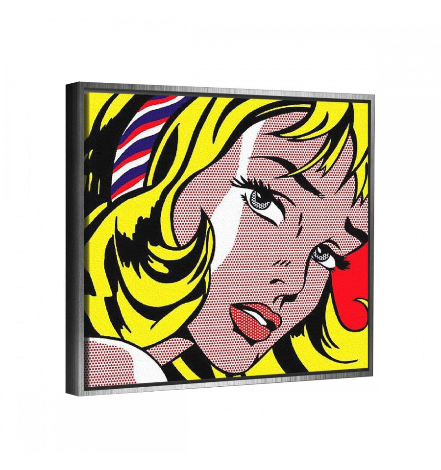 Girl with Hair ribbon - Roy Lichtenstein marco plata
