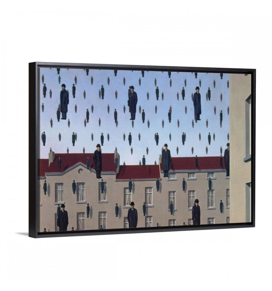 Cuadro con marco golconde R. Magritte