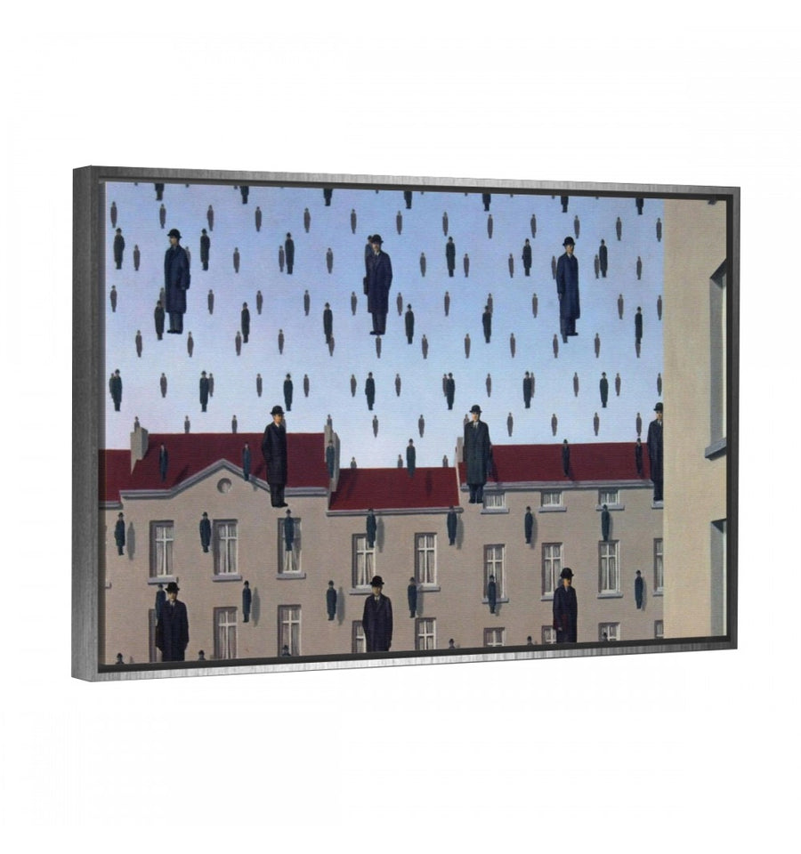 Cuadro con marco duro golconde R. Magritte