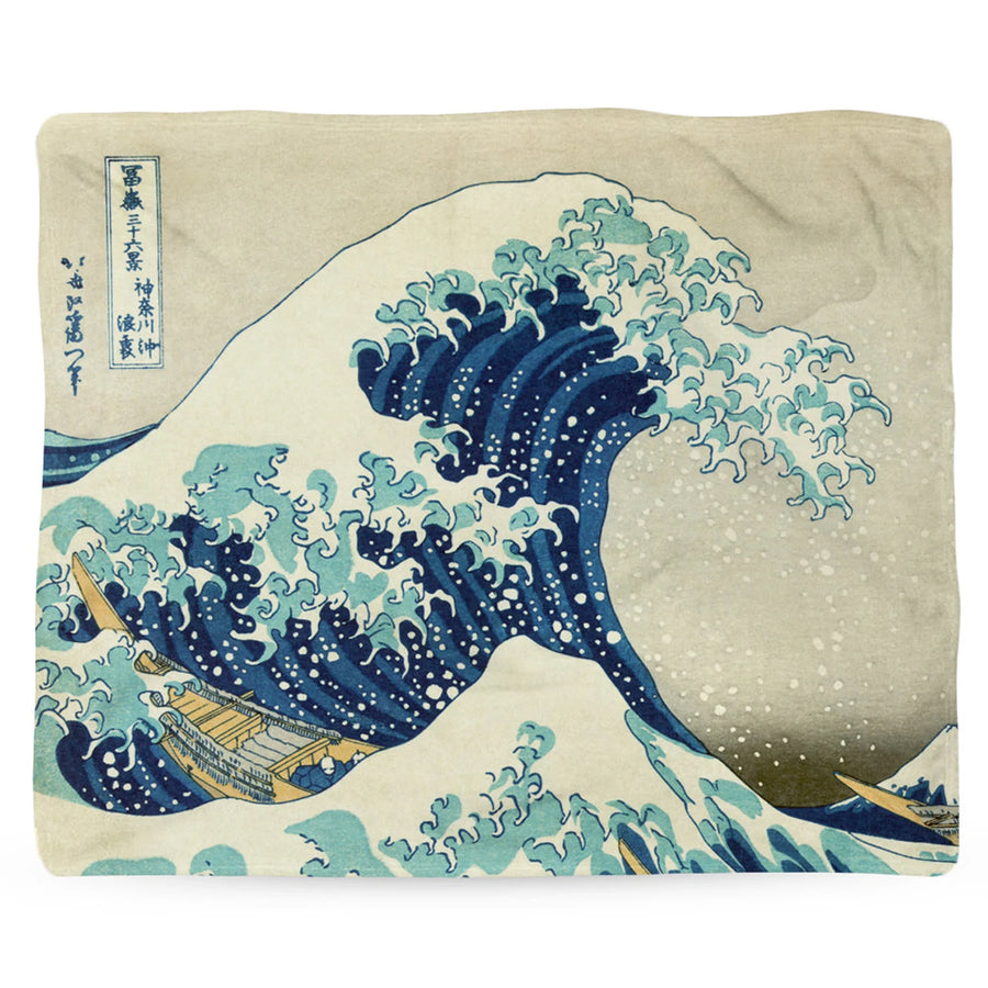 Frazada La gran ola de Kanagawa - Katsushika Hokusai