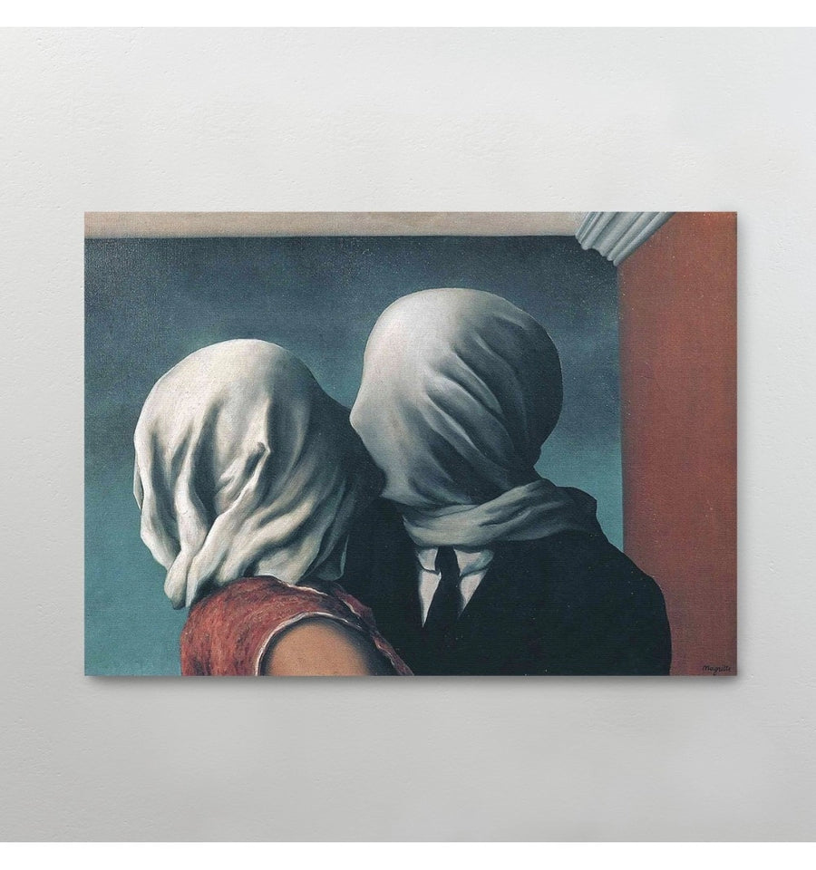 Cuadro  los amantes R. Magritte