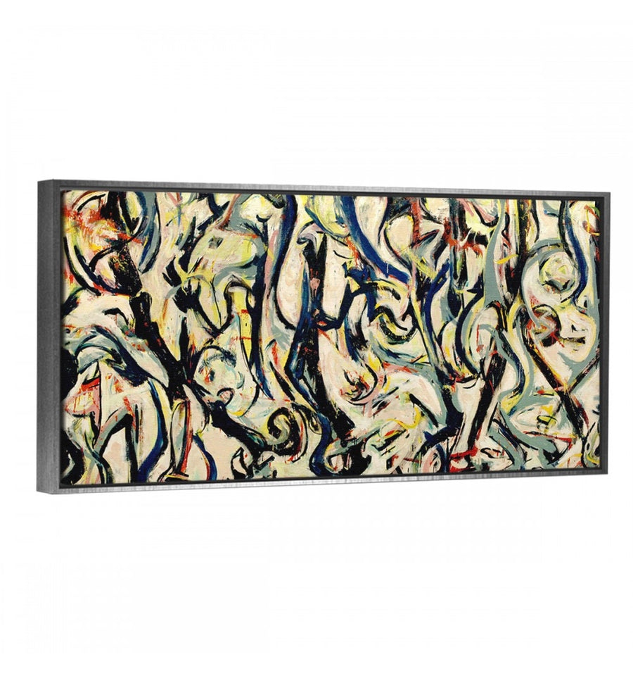 Mural - Jackson Pollock marco plata 