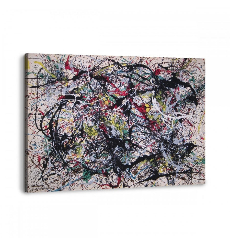 No. 34 - Jackson Pollock pared blanca
