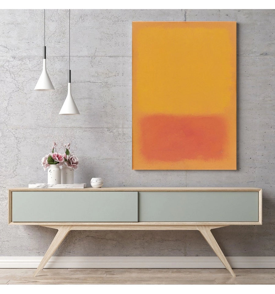 Orange and Yellow - Mark Rothko - Cuadro Minimalista Decorativo