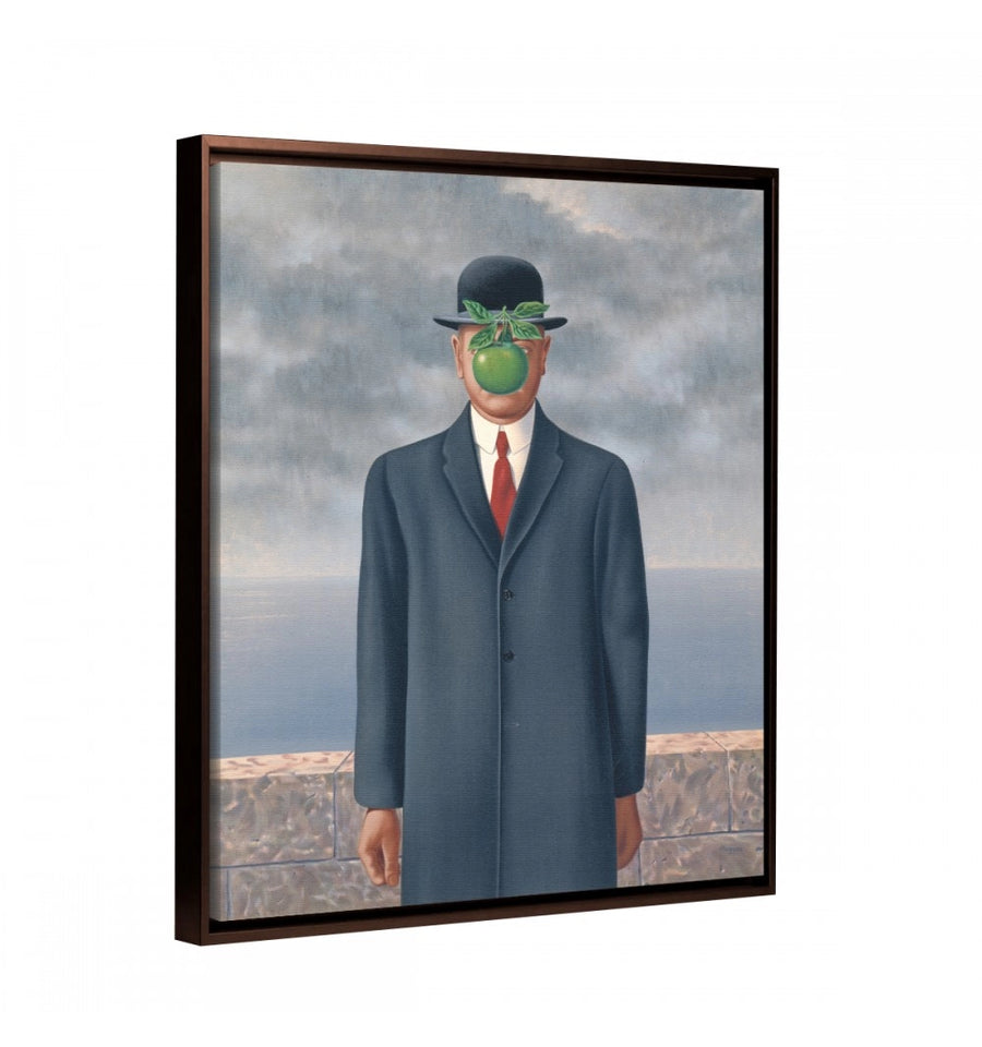 Cuadro con marco duro Son of Man R. Magritte