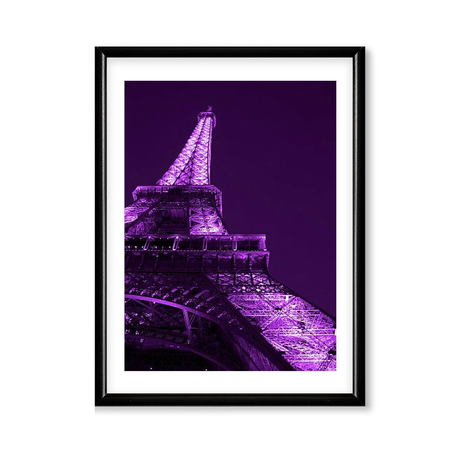 Purple Eiffel Tower
