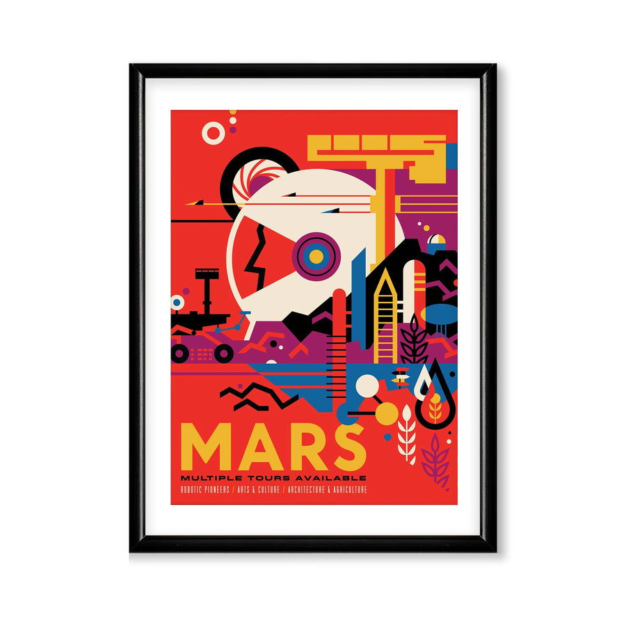 Poster enmarcado NASA Explore Mars